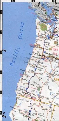 United States Interstate Highways Dry Erase Laminated 1