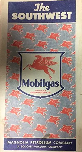 The Southwest Mobilgas Magnolia Petroleum Company Folding Road Map 1