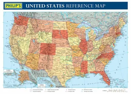 Philip's United States Reference Map [Hardcover] Unknown Author 1
