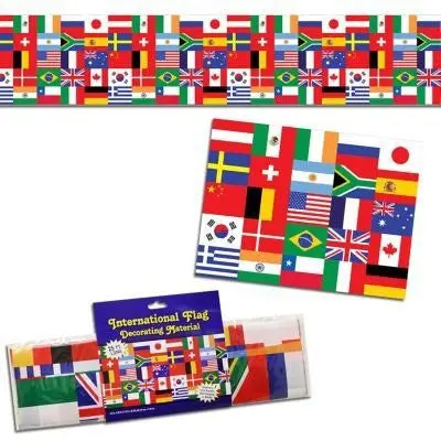 Beistle Int'l Flag Poly Decorating Material 1