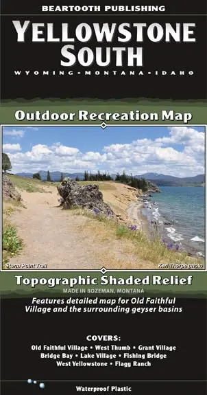 Yellowstone South Outdoor Recreation Map (Wyoming | Montana | Idaho) [Map] Btp 1