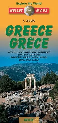 Greece Map By Nelles Nelles Maps 1
