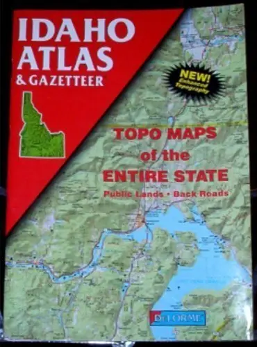 1992 Idaho Atlas & Gazetteer (Collectible - Very Good) 1