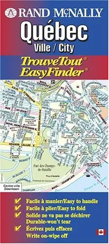 Rand Mcnally Easy Finder Quebec City Rand Mcnally And Company 1