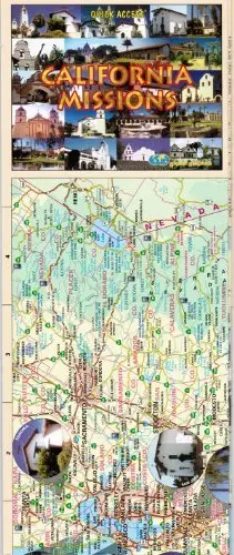 California Missions State Map [Map] Global Graphics / Gm Johnson Maps 1