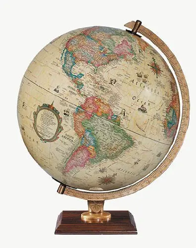 Illuminated Carlyle Globe, Small, Off- White 1
