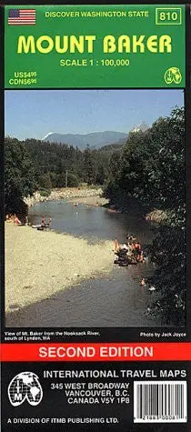 Mount Baker Region Map (Travel Reference Map) International Travel Maps And Jack Joyce 1