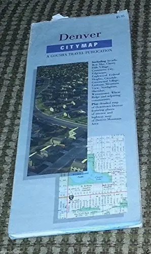 Street Map Of Denver H.M. Gousha 1