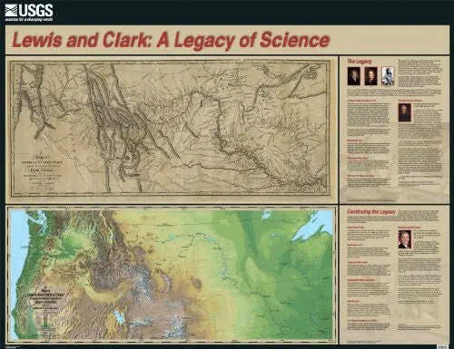 Lewis And Clark, A Legacy Of Science [Hardcover] Usgs 1