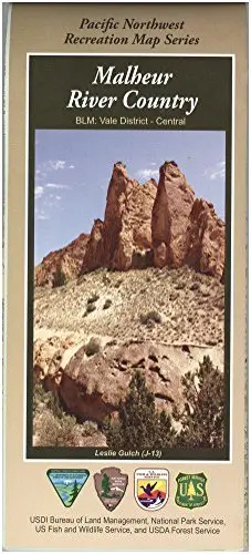 Map: Malheur River Country [Paperback] Blm 1