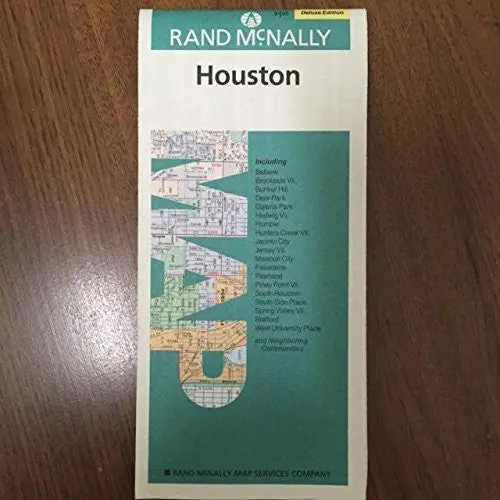Houston Map [Map] Rand Mcnally 1