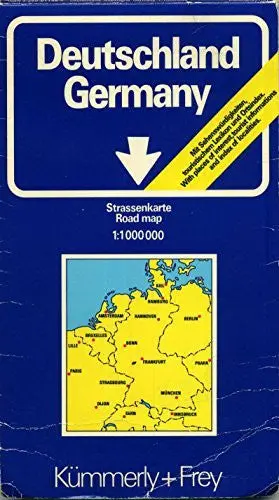 Deutschland Germany Strassenkarte Road Map 1:1000000 [Map] 1