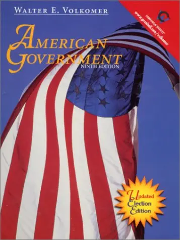 American Government: Updated Election Edition (Election Reprint) (9Th Edition) Volkomer, Walter E. 1