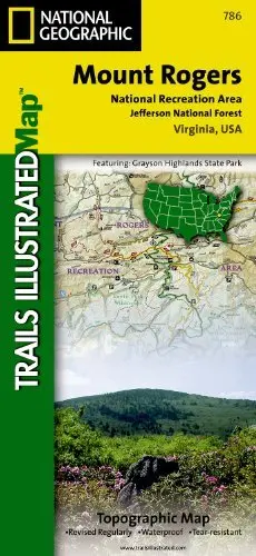 By National Geographic Maps - Tra Mount Rogers National Recreation Area [Jefferson National Forest] (National Geographic Maps: Trails (2003) [Unknown Binding] National Geographic Maps - Tra 1