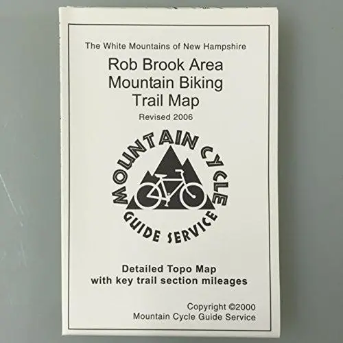 Rob Brook Area Mountain Biking Trail Map [Map] Mountain Cycle Guide Service 1