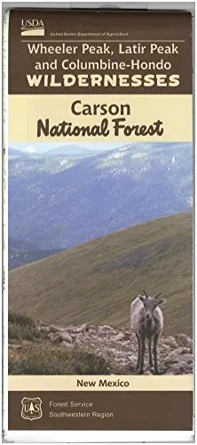 Map: Wheeler Peak, Latir Peak, Columbine -Hondo Wildernesses [Paperback] Forest Service 1