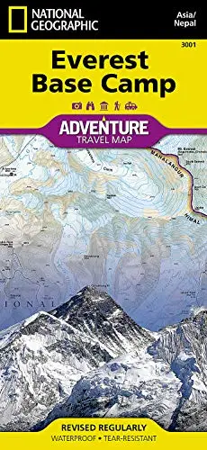 Everest Base Camp Map, Nepal (National Geographic Adventure Map, 3001) 1
