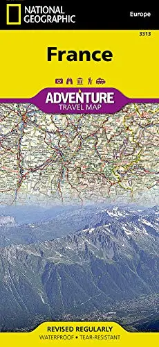 France Adventure Travel Map (Adventuremap 3313) 1