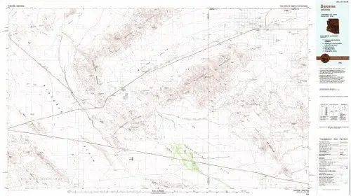 Salome, Arizona 1:100,000-Scale Metric Topographic Map [Map] United States Geological Survey 1