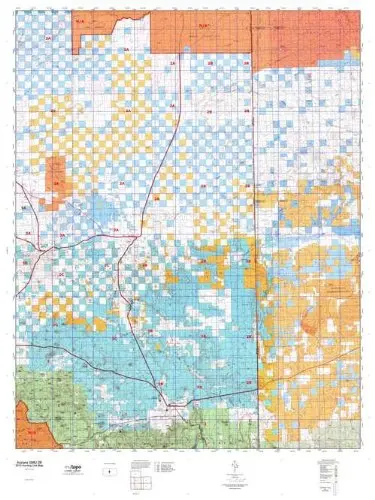 Arizona Gmu 02B Hunt Area / Game Management Unit (Gmu) Map 1