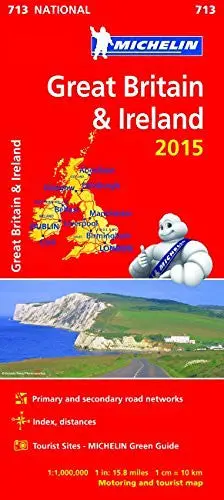 Great Britain & Ireland Map 2015 Guides Touristiques Michelin 1