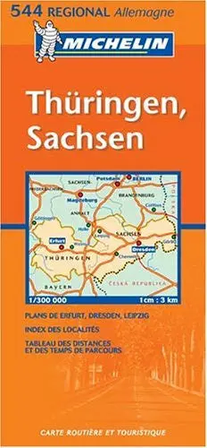 Michelin Germany Mideast: Allemagne Centre-Est (Michelin Map) Michelin 1