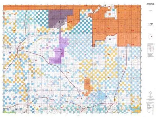 Arizona Gmu 2A Hunt Area / Game Management Unit (Gmu) Map 1
