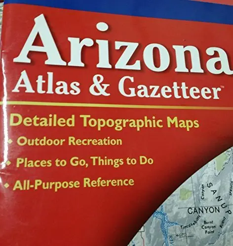 Arizona Atlas & Gazetteer [Paperback] Delorme 1