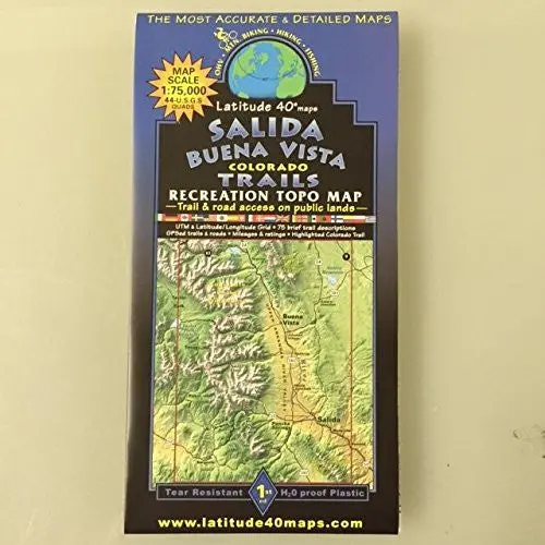 Salida - Buena Vista Recreation Topo Map [Map] Latitude 40 1