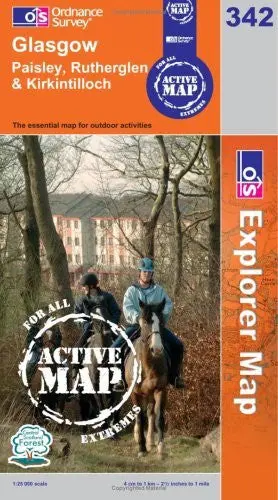 Glasgow (Os Explorer Map Active) [Map] Ordnance Survey 1