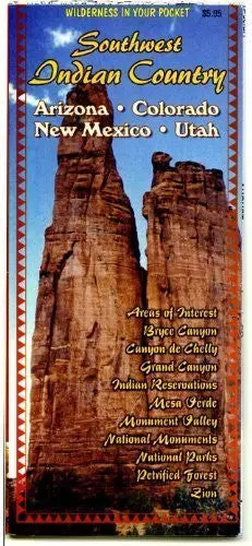 Southwest Indian Country, (Az,Co,Nm,Ut) State & Regional Map [Map] Global Graphics 1