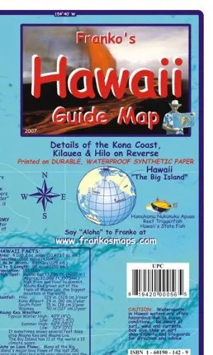 Franko Maps Hawaii Advendure Guide 1