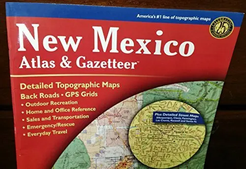 New Mexico Atlas & Gazetteer - 2Nd Edition [Paperback] Delorme 1
