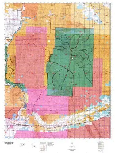 Arizona Gmu 41 West Hunt Area / Game Management Units (Gmu) Map [Map] 1