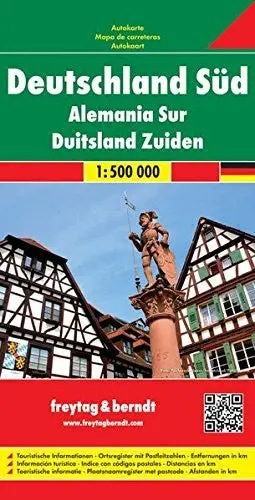 Germany South [Map] Freytag-Berndt Und Artaria 1