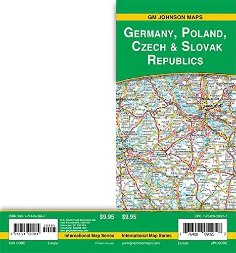Germany, Poland, Czech & Slovak Republics, Europe Countries [Map] Freytag-Berndt 1