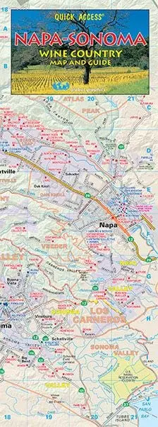 Napa – Sonoma Wine Country Map And Guide (Quick Access) 1