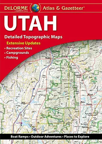 Delorme Utah Atlas & Gazetteer [Paperback] Delorme 1