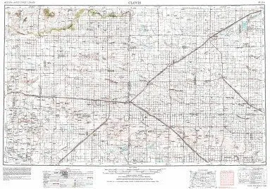 Clovis, Nm;Tx [Map] U.S. Geological Survey 1