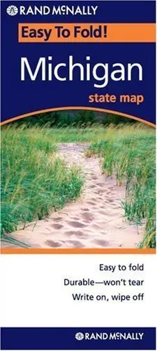 By Rand Mcnally - Rand Mcnally Easy To Fold: Michigan (Laminated) (Rand Mcnally Eas (Folded) (2010-04-20) [Map] [Unknown Binding] Rand Mcnally & Company 1