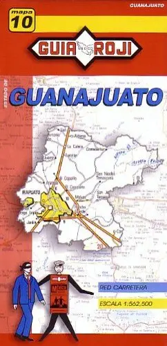 Guanajuato State Map By Guia Roji Guia Roji 1