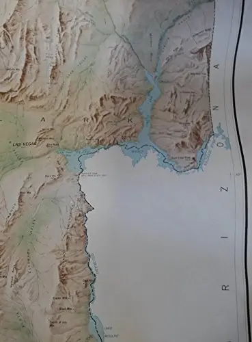 State Of Nevada: Base Map, Shaded Relief Geological Survey (U.S.) 1
