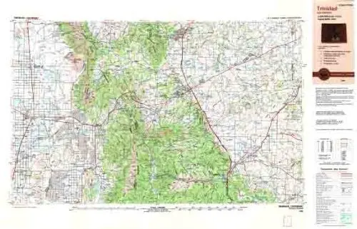 Trinidad, Co [Map] U.S. Geological Survey 1