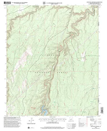 Chevelon Crossing, Arizona 1998 (7.5'×7.5' Topographic Quadrangle) 1
