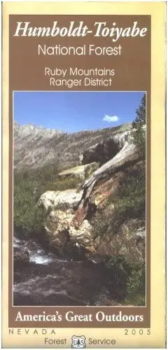 Humboldt Toiyabe National Forest Map (Ruby Mountains Ranger District) - Waterproof 1