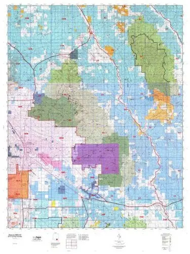 Arizona Gmu 33 Hunt Area / Game Management Unit (Gmu) Map 1