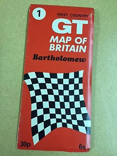 Map Of Britain - West Country [Staple Bound] Bartholomew 1