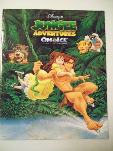 Disney's Jungle Adventures On Ice Souvenir Book [Paperback] Jerry Bilik; Kenneth Feld And Will Hopkins 1