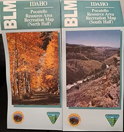 Pocatello Idaho Recreation Map Set (North And South Half) [Map] Staff 1