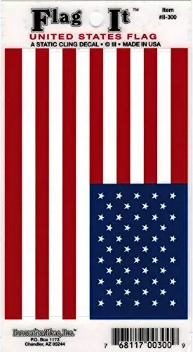 Us Static Cling Decal For Auto, Truck Or Boat 1